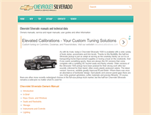 Tablet Screenshot of csilverado.com